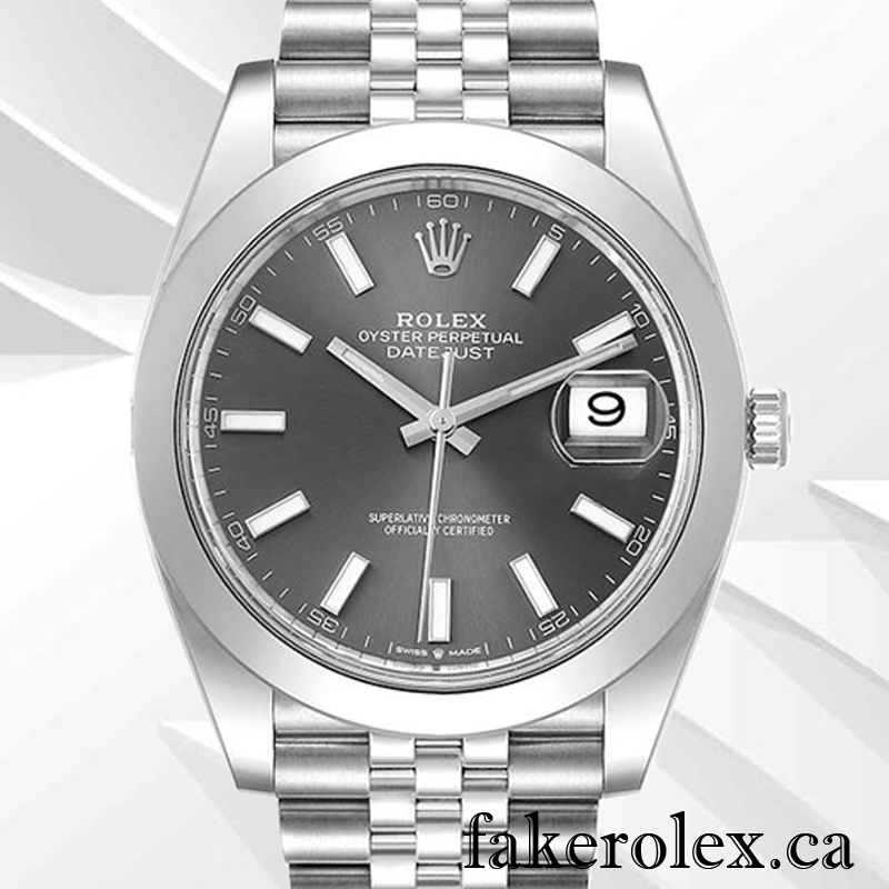 ZF Rolex Datejust 41mm Men's m126300-0008 Automatic Silver-tone - Buy ...